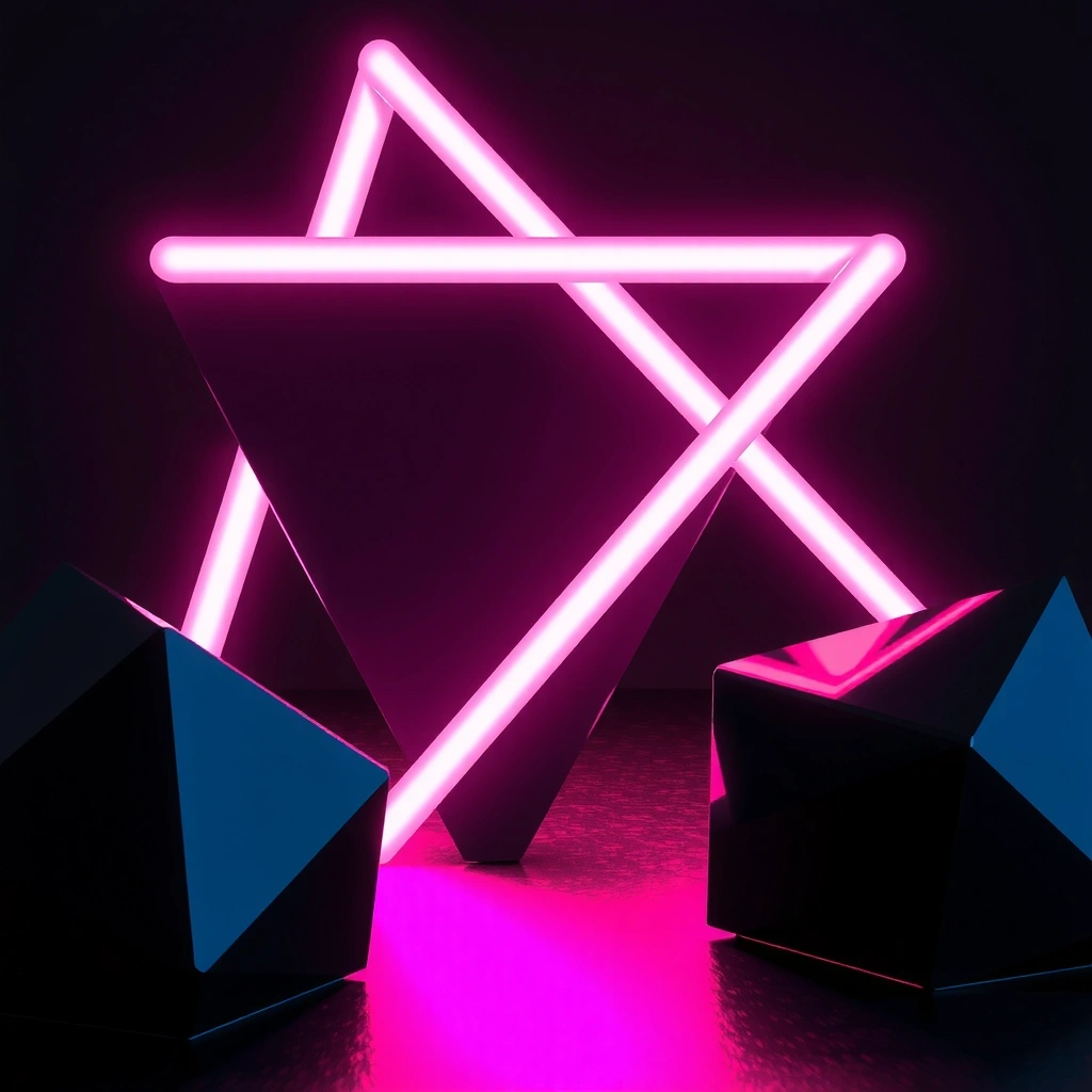 Futuristic abstract background geometry